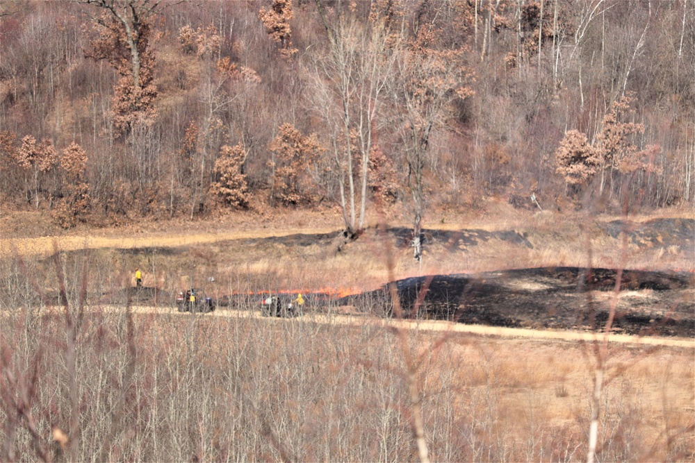 Fort McCoy personnel continue natural resources management through prescribed burns