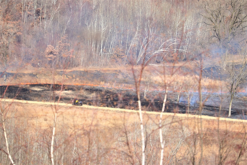 Fort McCoy personnel continue natural resources management through prescribed burns