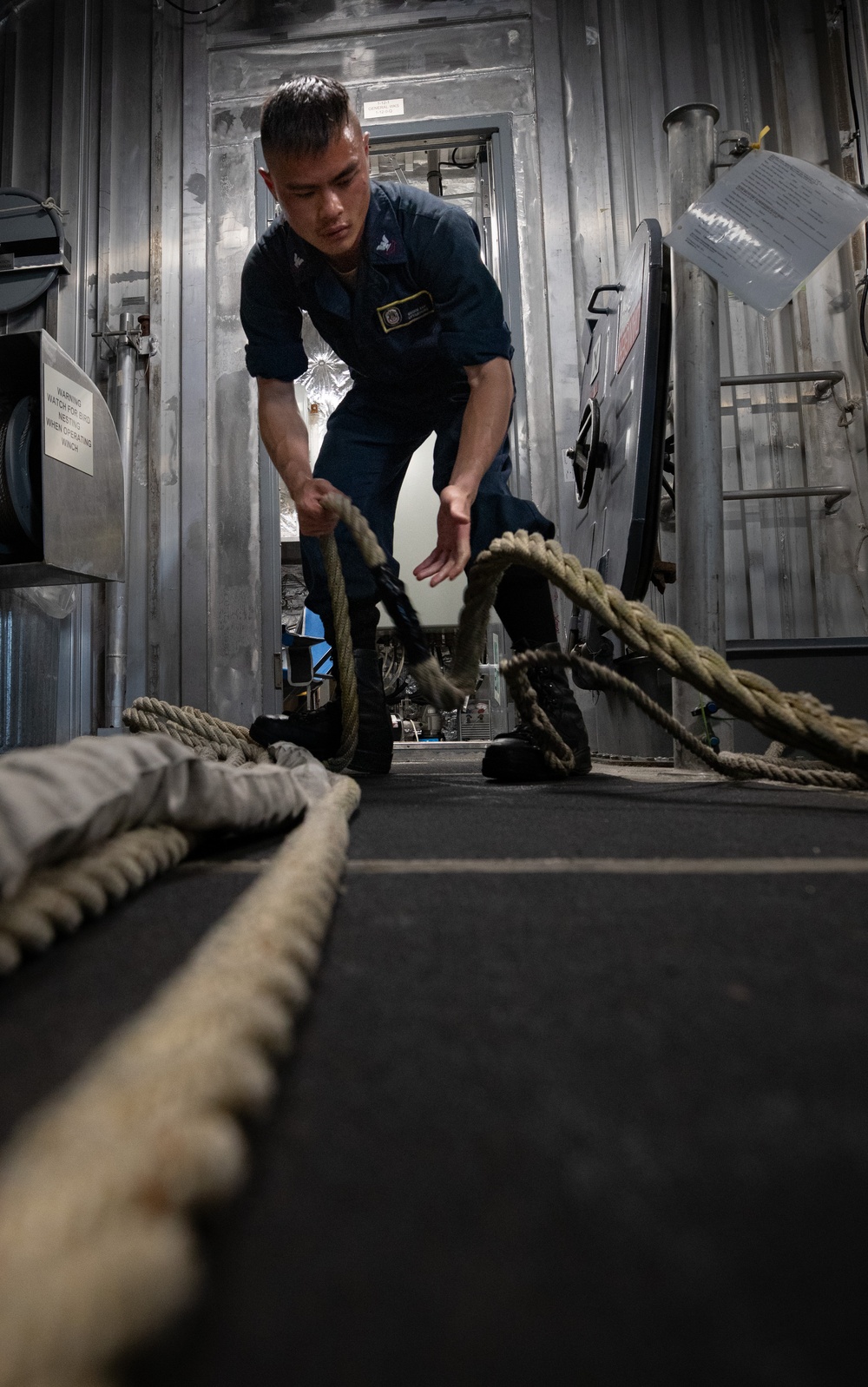 USS Mobile (LCS 26) Gold Crew conducts Sea and Anchor operations