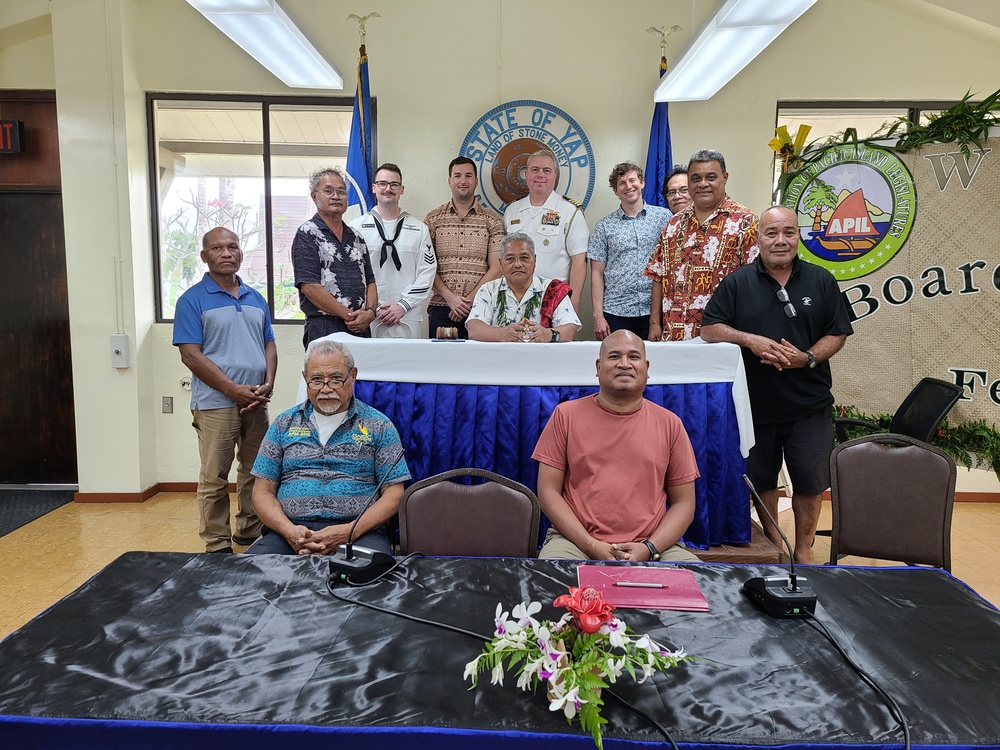 JRM Chief of Staff Meets with Yap State Leaders