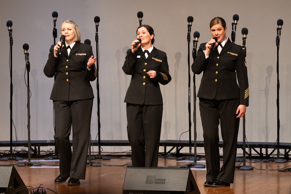 Navy Band Sea Chanters perform at Prairie View A&amp;M University