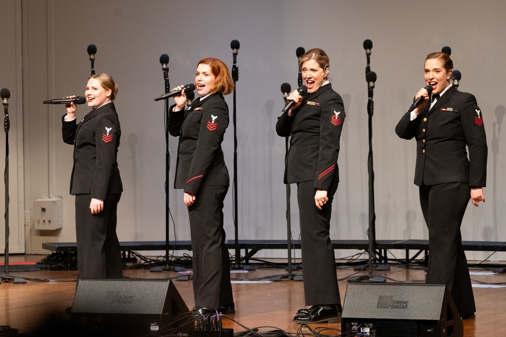 Navy Band Sea Chanters perform at Prairie View A&amp;M University