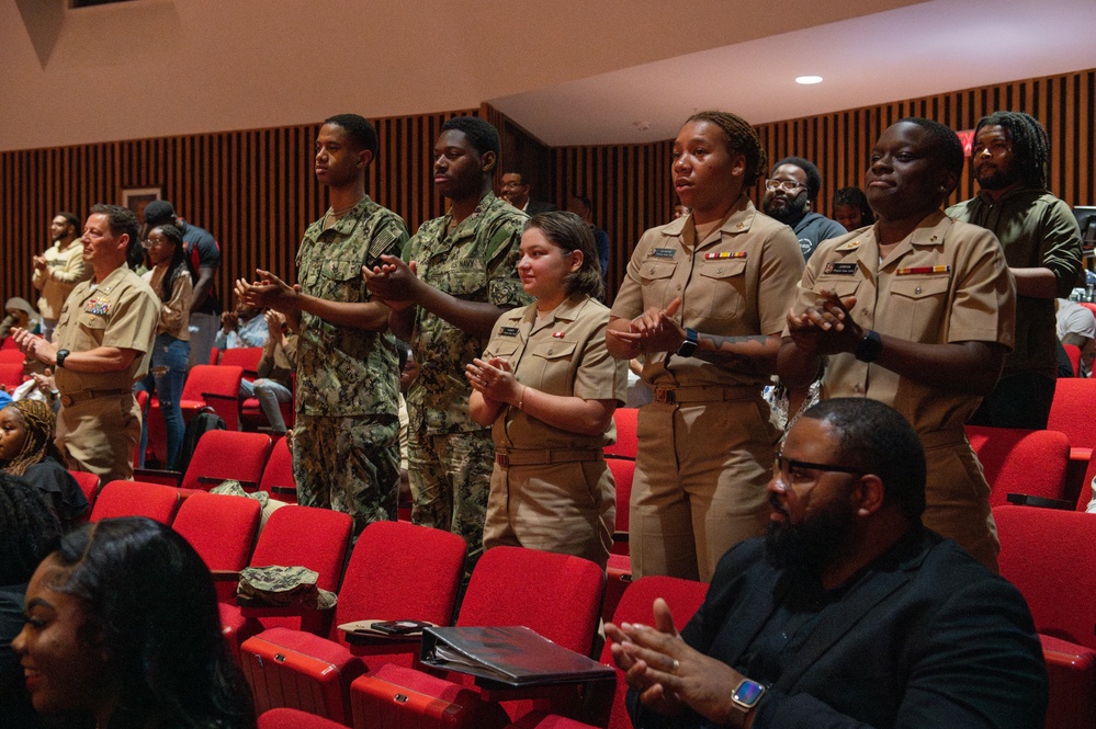 Navy Band Sea Chanters perform at Prairie View A&amp;M University