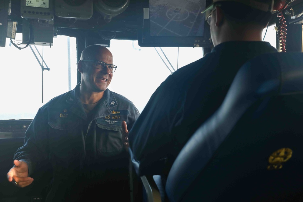 USS Leyte Gulf Underway and Flight Ops