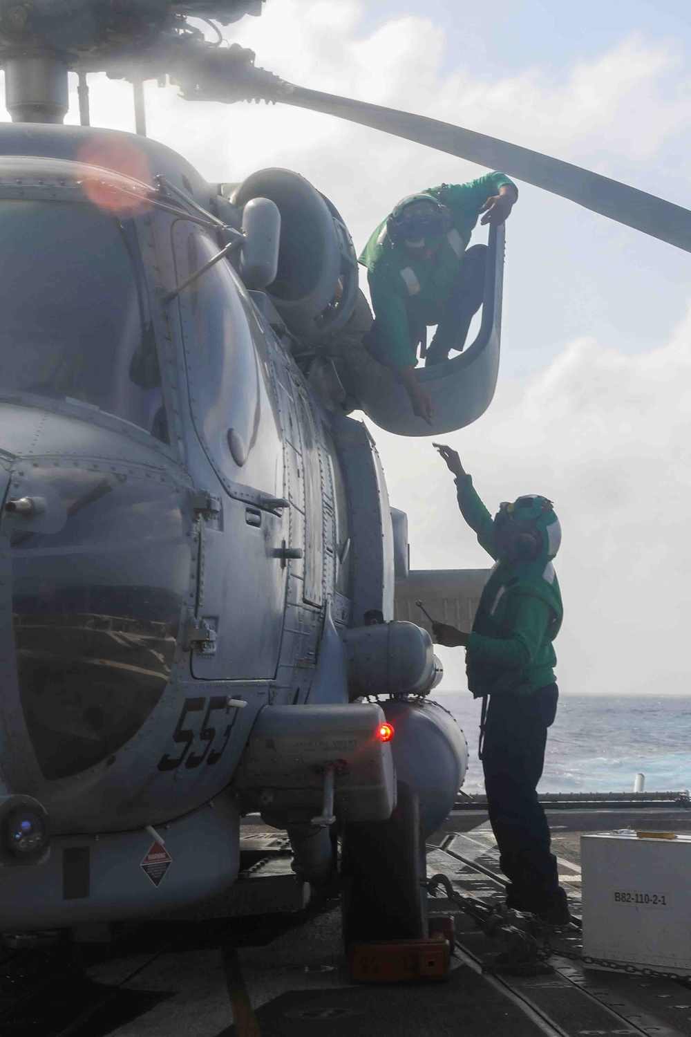 USS Leyte Gulf Underway and Flight Ops