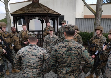 FASTEUR Trains with Marine Security Guard (MSG) Detachment Frankfurt
