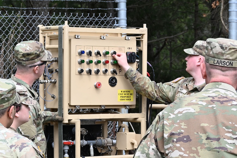 Joint Base McGuire-Dix-Lakehurst- TTC Dix 80th Training Command, water purification. March 22, 2024