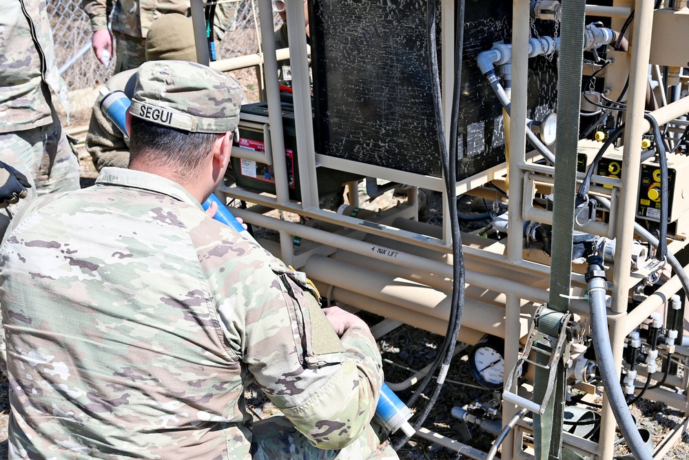 Joint Base McGuire-Dix-Lakehurst- TTC Dix 80th Training Command, water purification. March 22, 2024