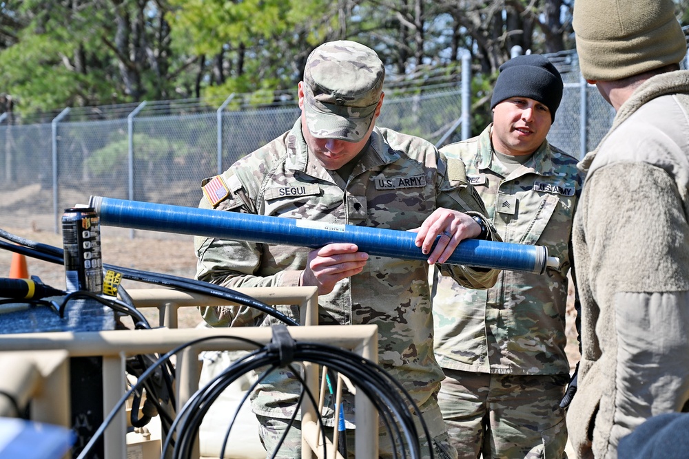 Joint Base McGuire-Dix-Lakehurst- TTC Dix 80th Training Command, water purification. March 22, 2024