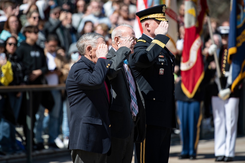 Medal of Honor Recipients Visit Arlington National Cemetery for National Medal of Honor Day