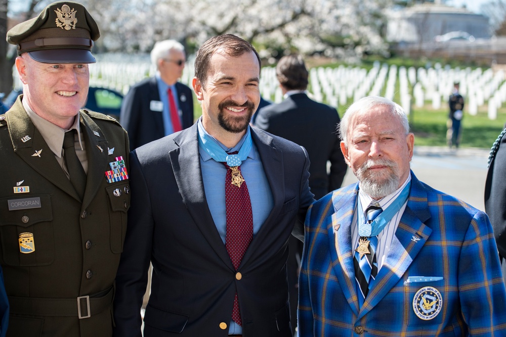 Medal of Honor Recipients Visit Arlington National Cemetery for National Medal of Honor Day