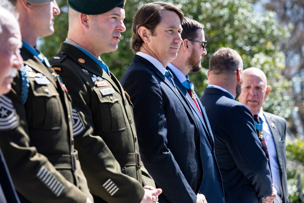 Medal of Honor Recipients Visit Arlington National Cemetery for National Medal of Honor Day