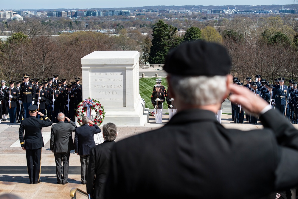 Medal of Honor Recipients Visit Arlington National Cemetery for National Medal of Honor Day