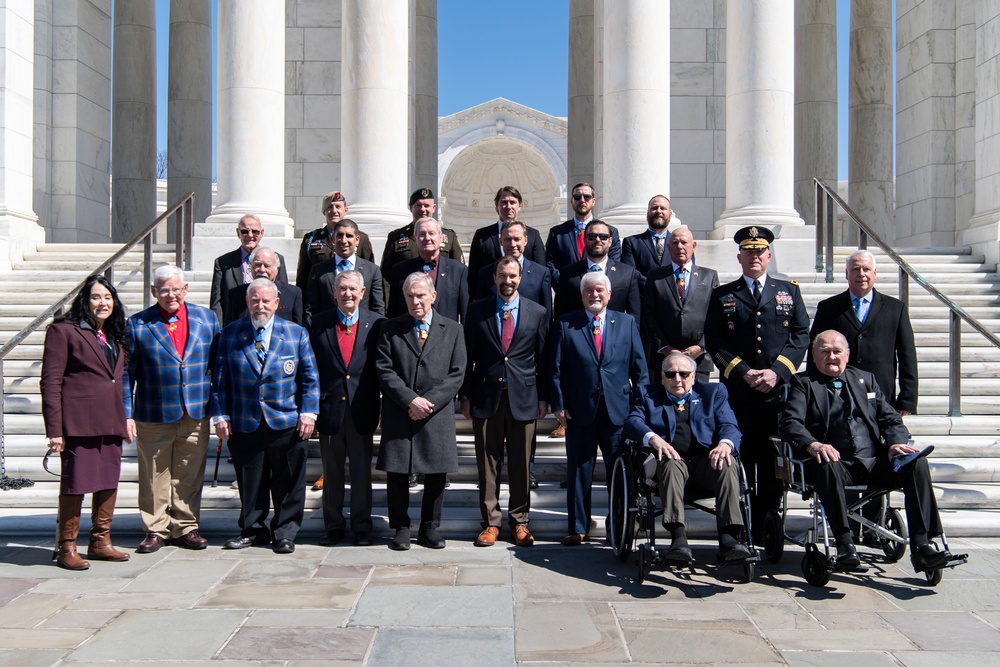 Medal of Honor Recipients Visit Arlington National Cemetery for National Medal of Honor Day