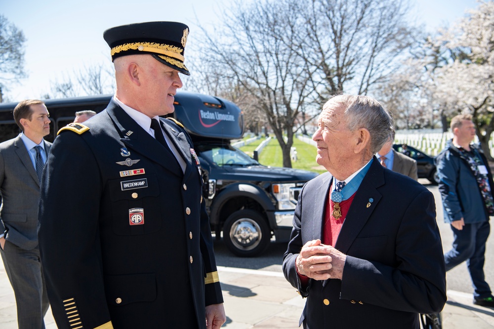 Medal of Honor Recipients Visit Arlington National Cemetery for National Medal of Honor Day