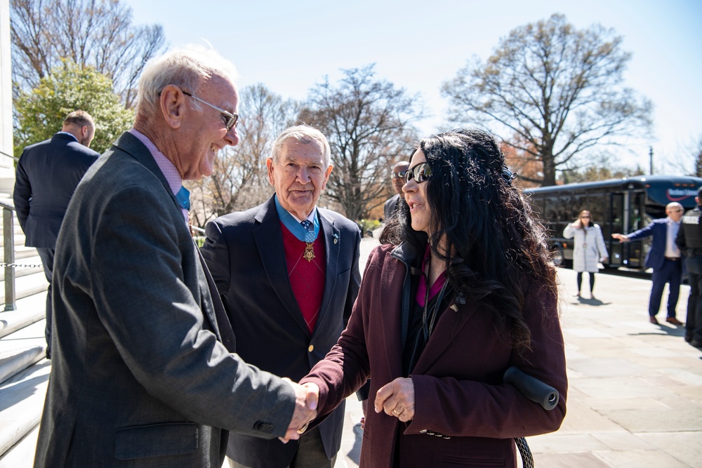 Medal of Honor Recipients Visit Arlington National Cemetery for National Medal of Honor Day