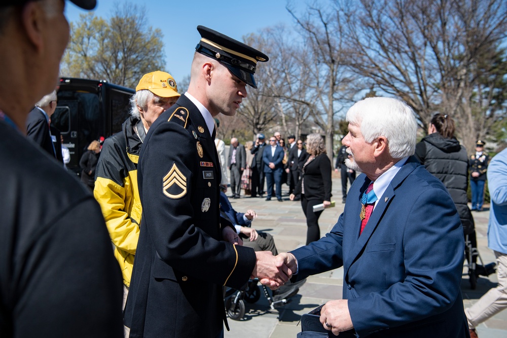 Medal of Honor Recipients Visit Arlington National Cemetery for National Medal of Honor Day