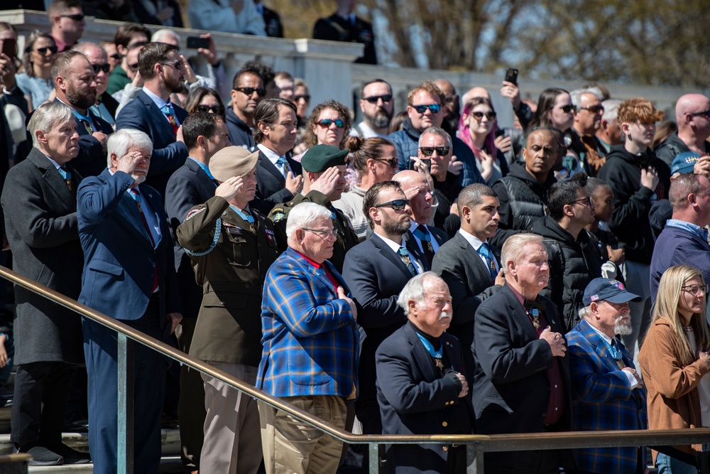 Medal of Honor Recipients Visit Arlington National Cemetery for National Medal of Honor Day