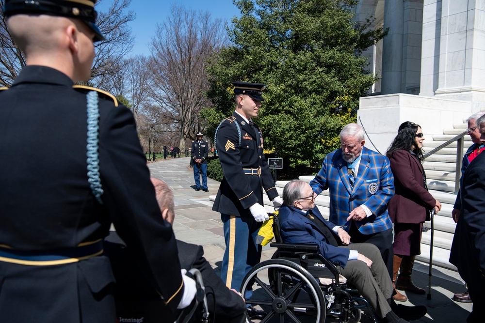 Medal of Honor Recipients Visit Arlington National Cemetery for National Medal of Honor Day