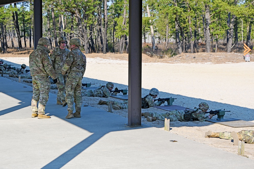 Joint Base McGuire-Dix-Lakehurst- Range 31 Valley Forge ROTC M4 Qualification. March 22, 2024