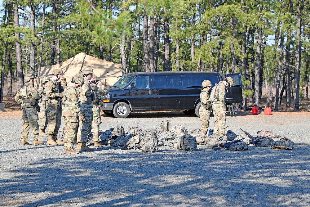 Joint Base McGuire-Dix-Lakehurst- Range 31 Valley Forge ROTC M4 Qualification. March 22, 2024