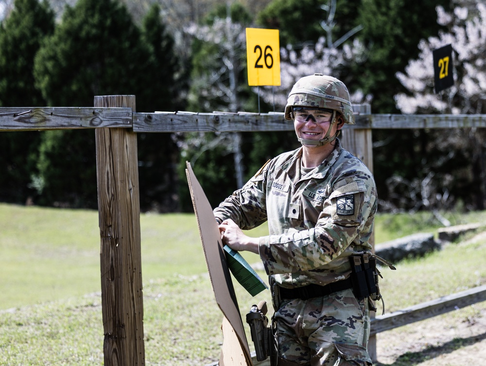 Cadet Competes at Late Father's Unit