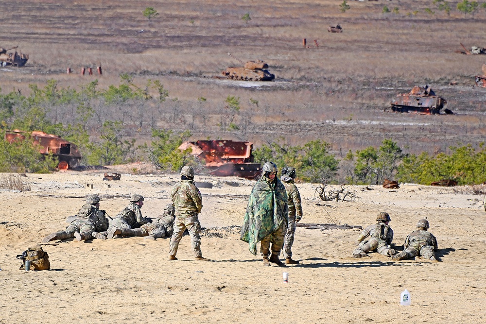 Joint Base McGuire-Dix-Lakehurst- 1st Battalion, 254th Regiment RANGE 59C Instructional Firearms Training. March 21, 2024