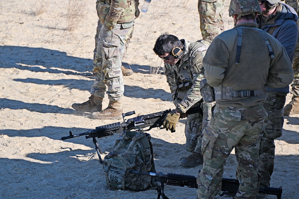 Joint Base McGuire-Dix-Lakehurst- 1st Battalion, 254th Regiment RANGE 59C Instructional Firearms Training. March 21, 2024