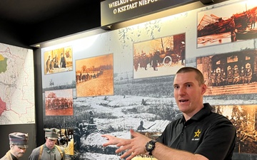 Religious Affairs NCO guides U.S. Army Soldiers on tours through Polish history and culture