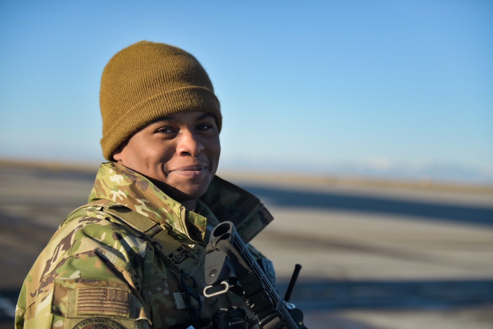 366th Security Forces ensure secure flightline