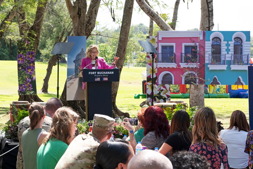 U.S. FLOTUS visits Puerto Rico