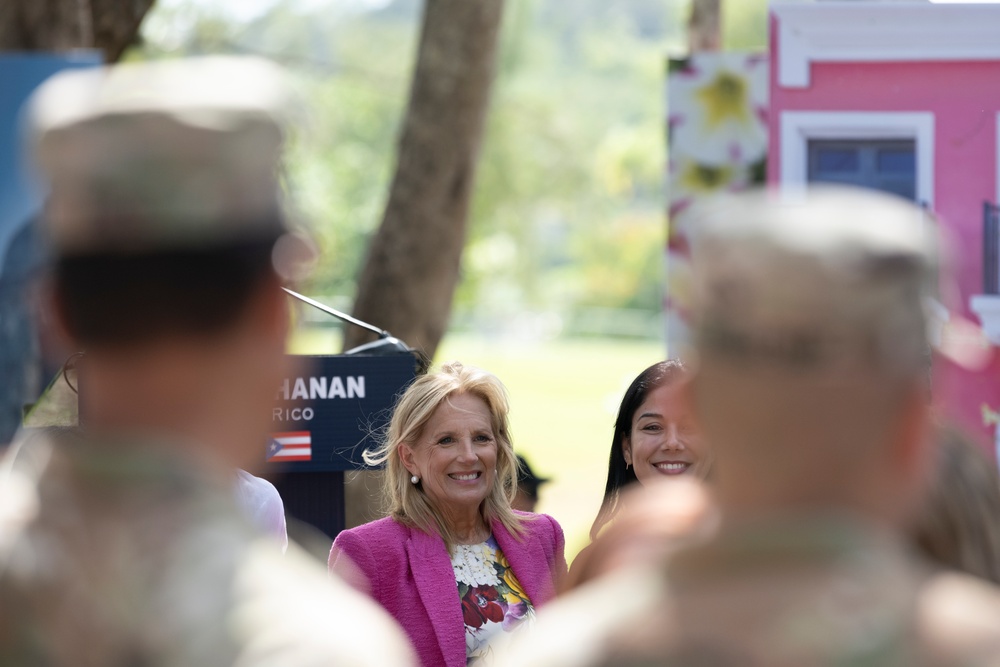 U.S. FLOTUS visits Puerto Rico