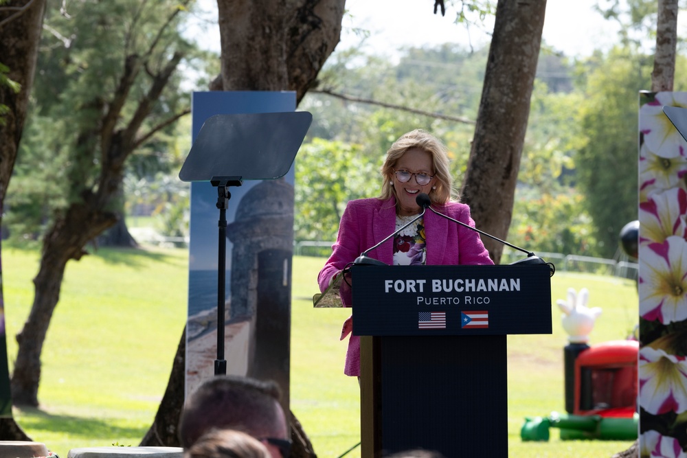 U.S. FLOTUS visits Puerto Rico