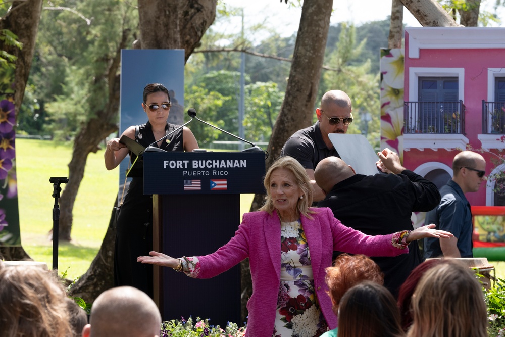 U.S. FLOTUS visits Puerto Rico