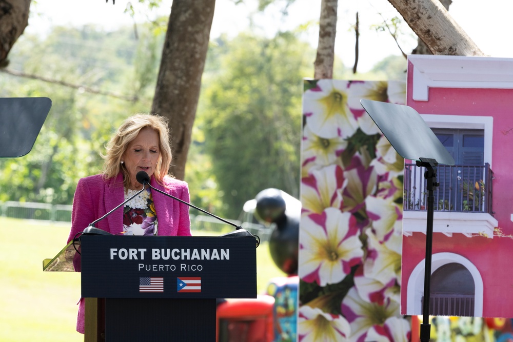 U.S. FLOTUS visits Puerto Rico