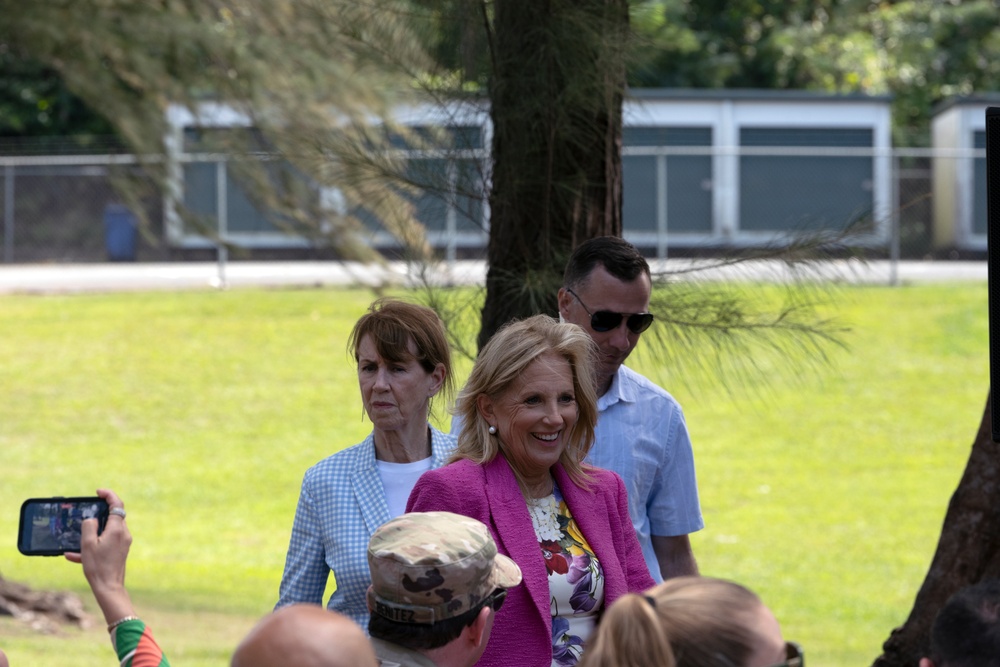 U.S. FLOTUS visits Puerto Rico