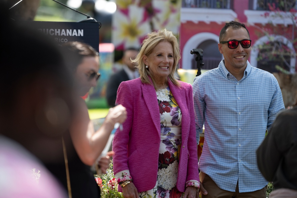 U.S. FLOTUS visits Puerto Rico