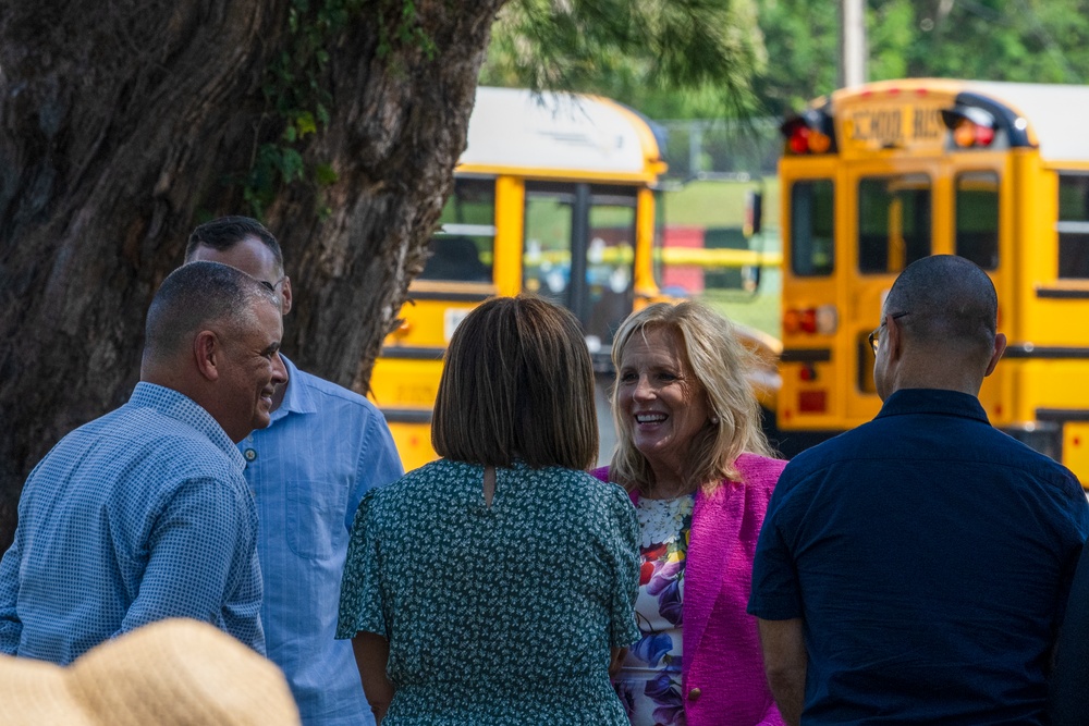 U.S. FLOTUS visits Puerto Rico