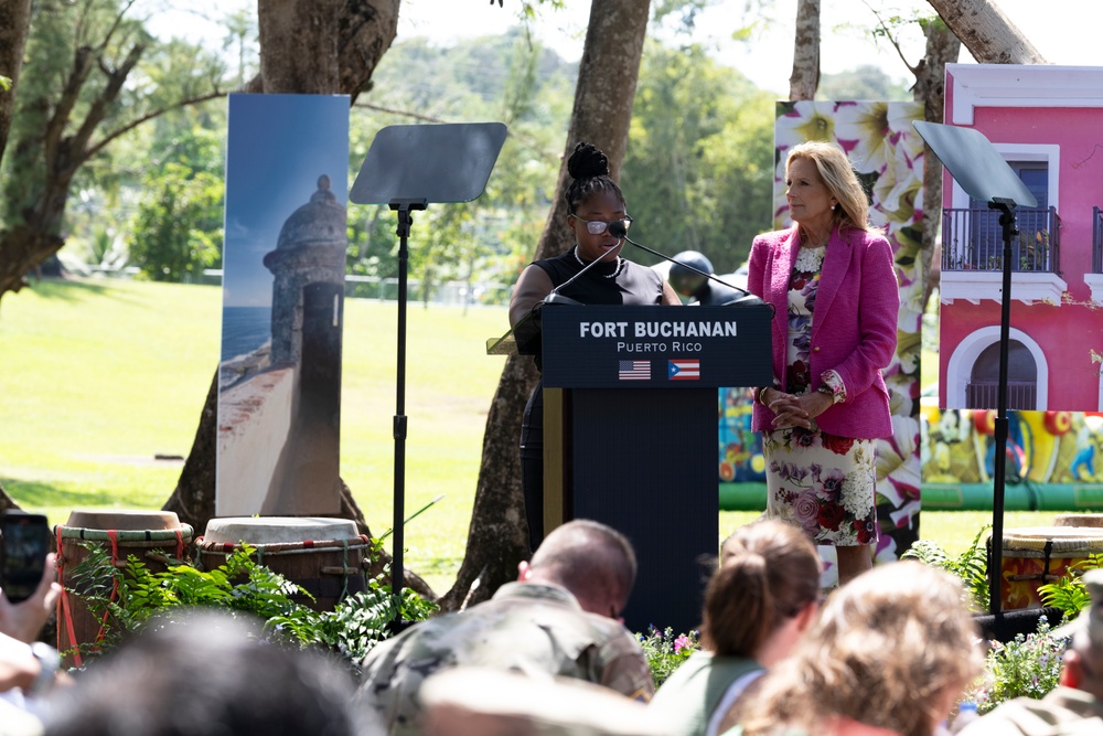 U.S. FLOTUS visits Puerto Rico