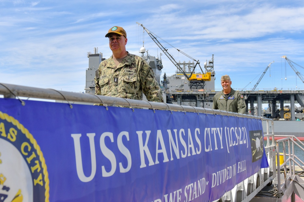 SWOBOSS and AIRBOSS visit USS Kansas City
