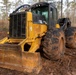 Skidder Machinery at Work in Timber Harvest Operations