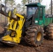Forestry Skidder in Action at Sustainable Timber Operation