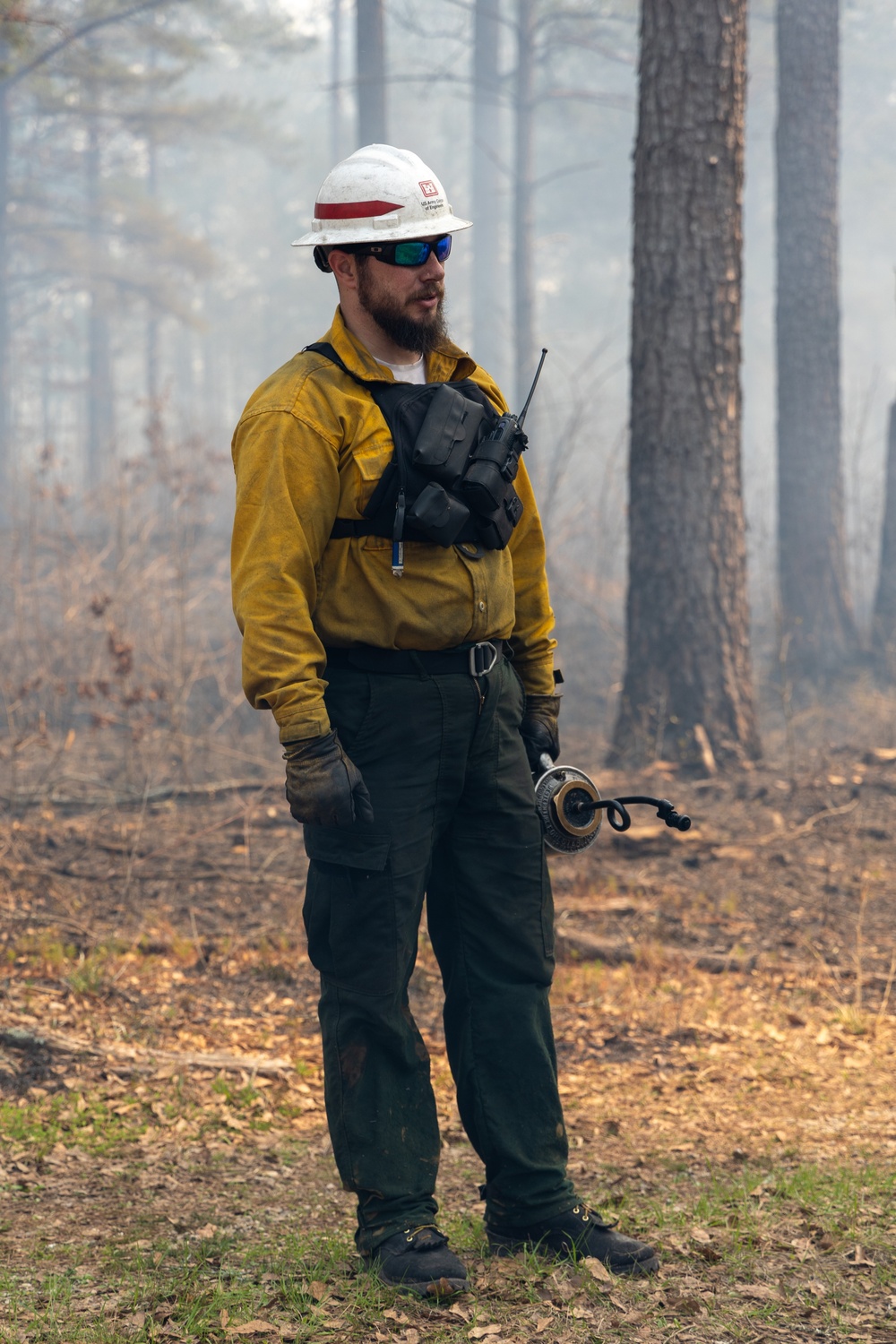 On-Site Coordination During Prescribed Forest Burn