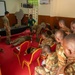U.S. Army soldiers with the 91st Civil Affairs Battalion deployed with Special Operations Command Africa, conduct a knowledge exchange with Forces des Armées Beninoises members