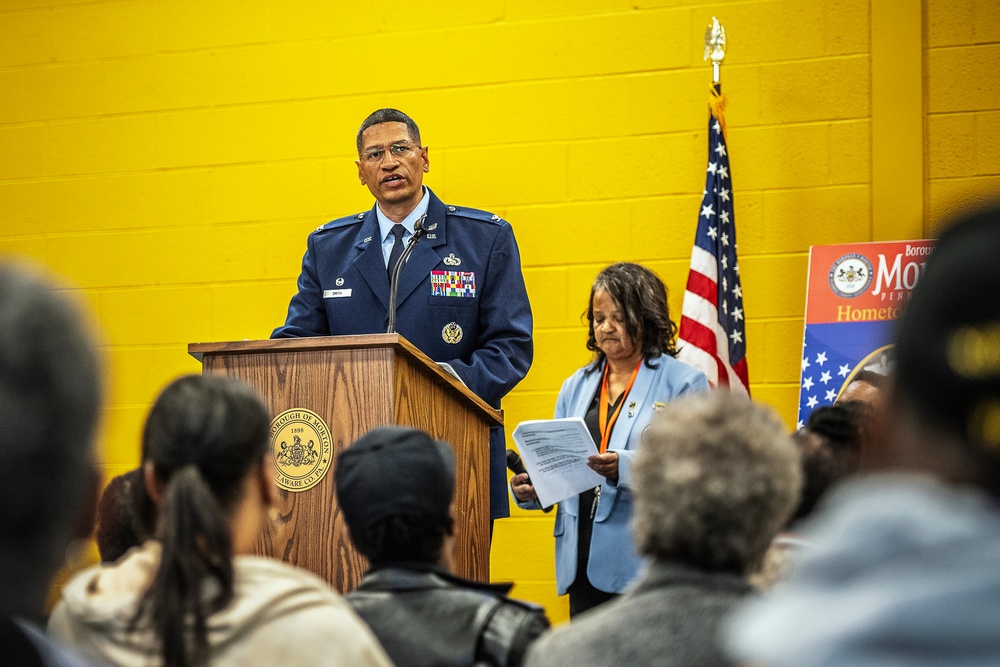 JBMDL Commander joins Delco community to honor late Tuskegee Airman
