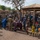 U.S. Army soldiers with the 91st Civil Affairs Battalion deployed with Special Operations Command Africa, conduct a civil engagement with Forces des Armées Beninoises members