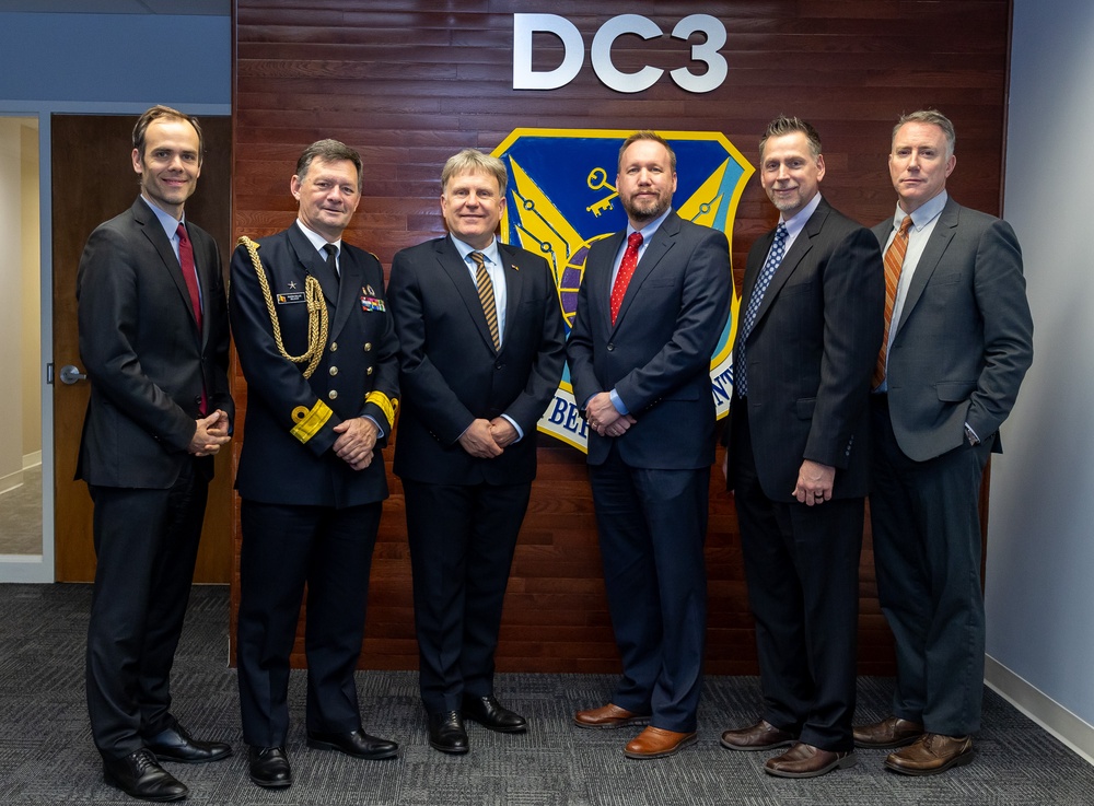 DC3 Welcomes Rear Adm. Carl Gillis &amp; Belgian Embassy Representatives