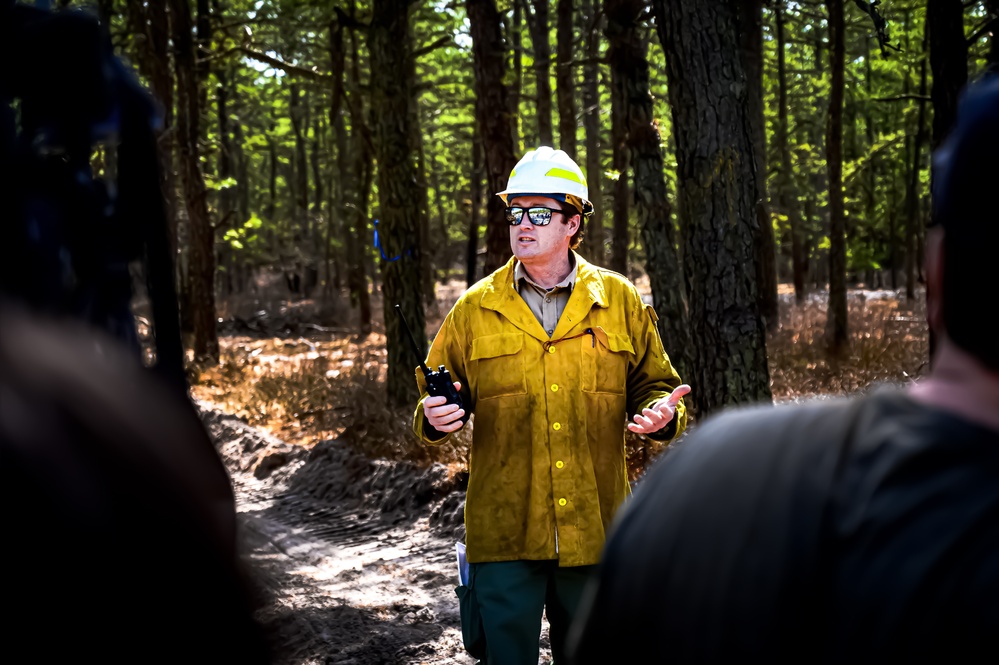 JB MDL partnership protects the Pinelands with new firebreak