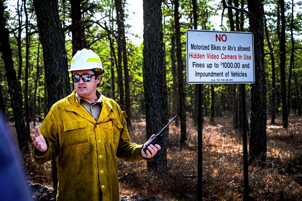 JB MDL partnership protects the Pinelands with new firebreak