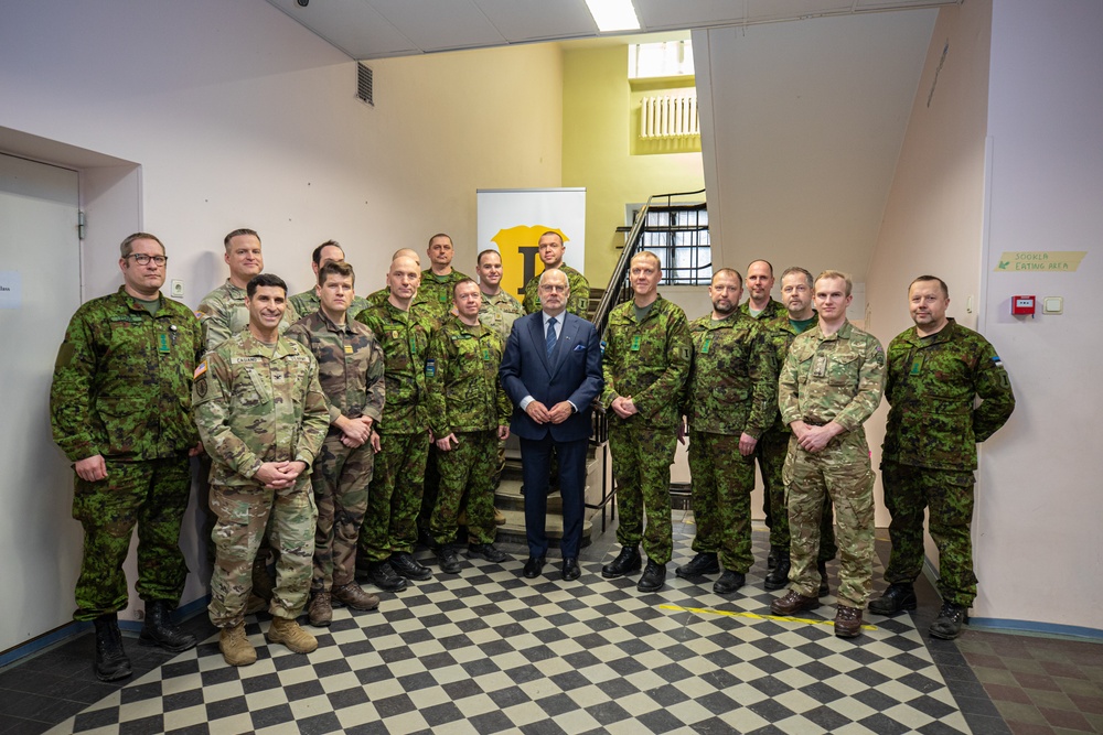 Estonian President visits Austere Challenge 2024
